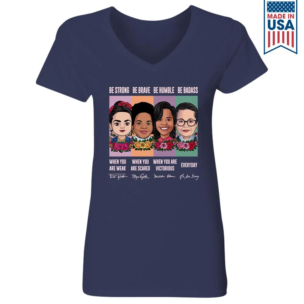 Women's V-neck T-shirt TSVB590