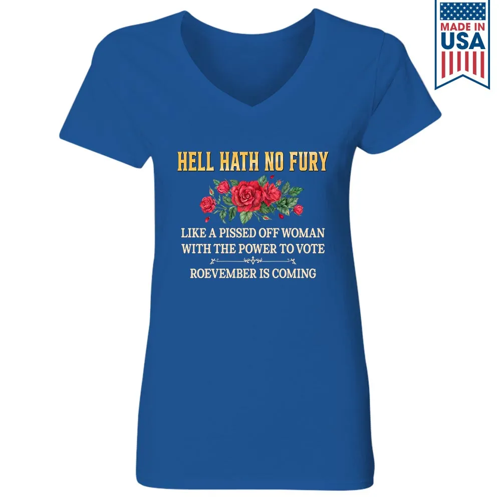 Women's V-neck T-shirt TSVB604