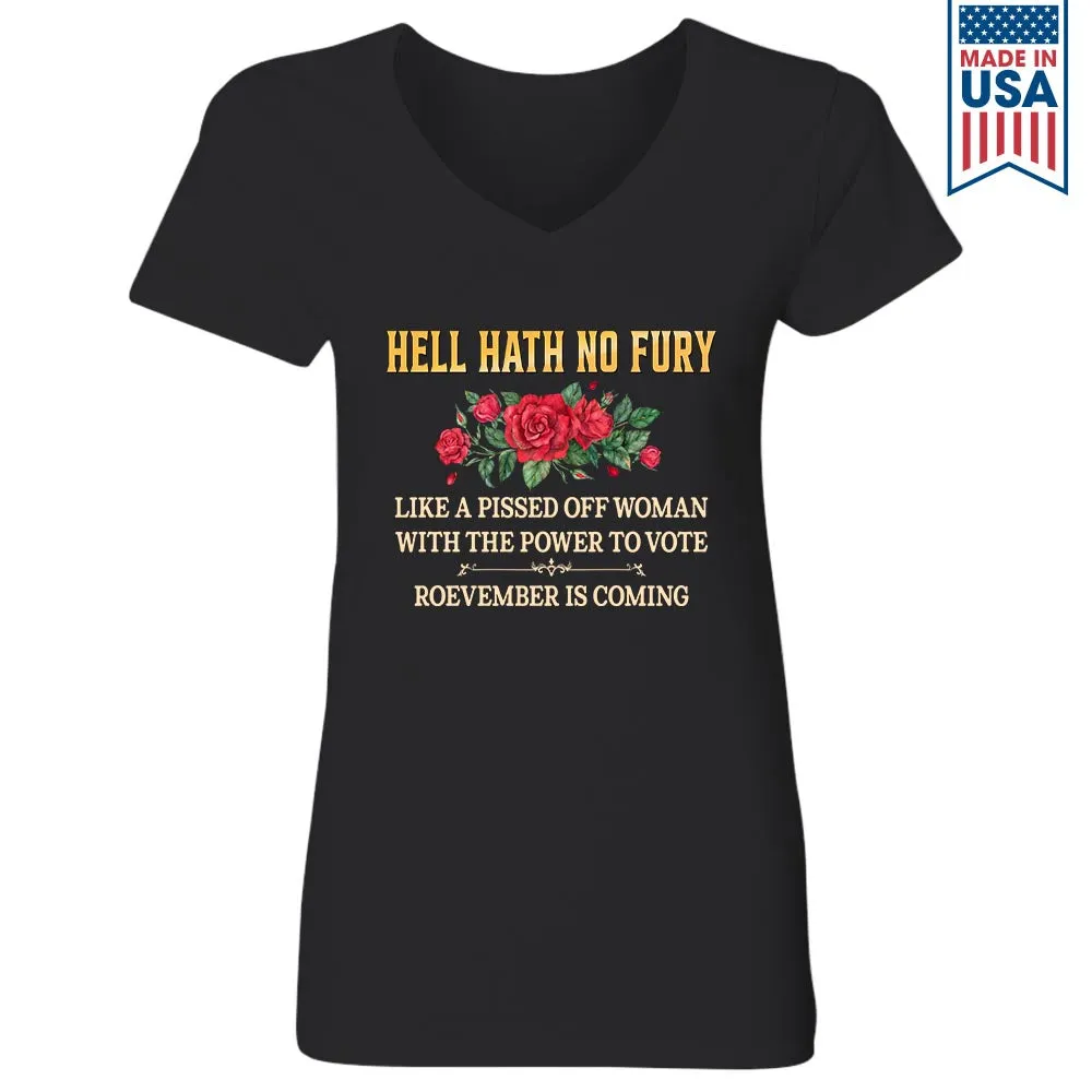 Women's V-neck T-shirt TSVB604