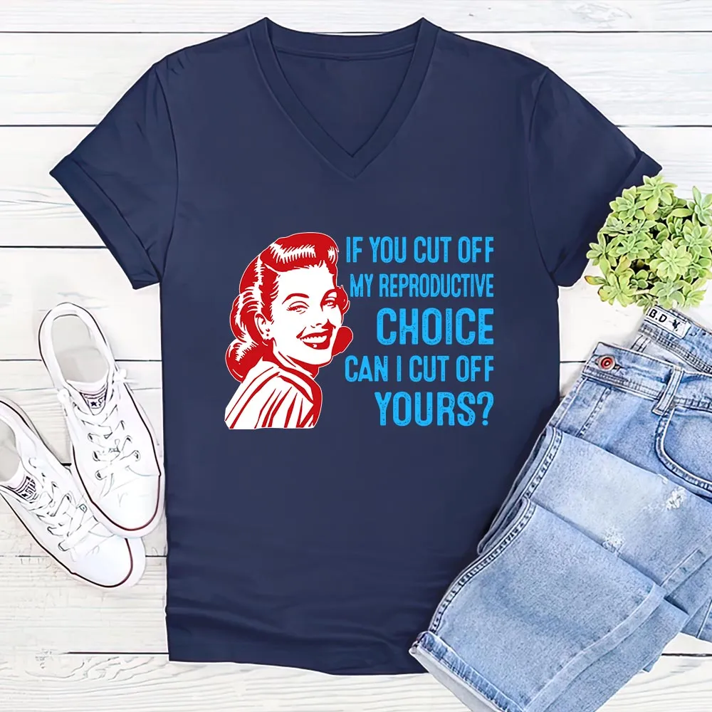 Women's V-neck T-shirt TSVB608