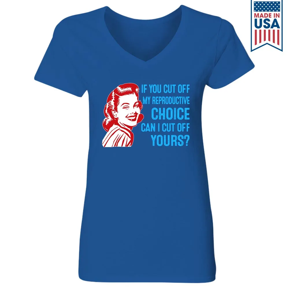 Women's V-neck T-shirt TSVB608