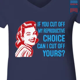 Women's V-neck T-shirt TSVB608