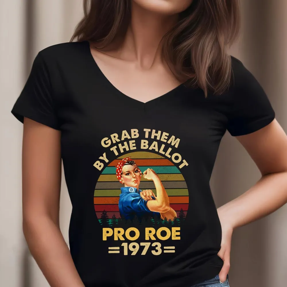 Women's V-neck T-shirt TSVB628