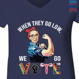 Women's V-neck T-shirt TSVB642