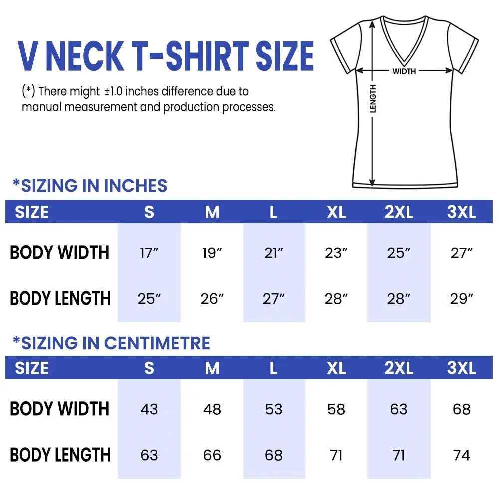 Women's V-neck T-shirt TSVB642