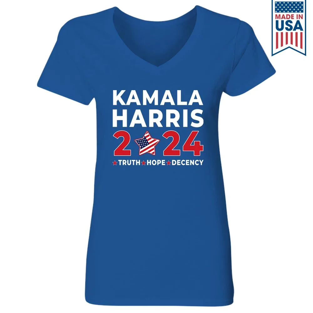 Women's V-neck T-shirt TSVB676