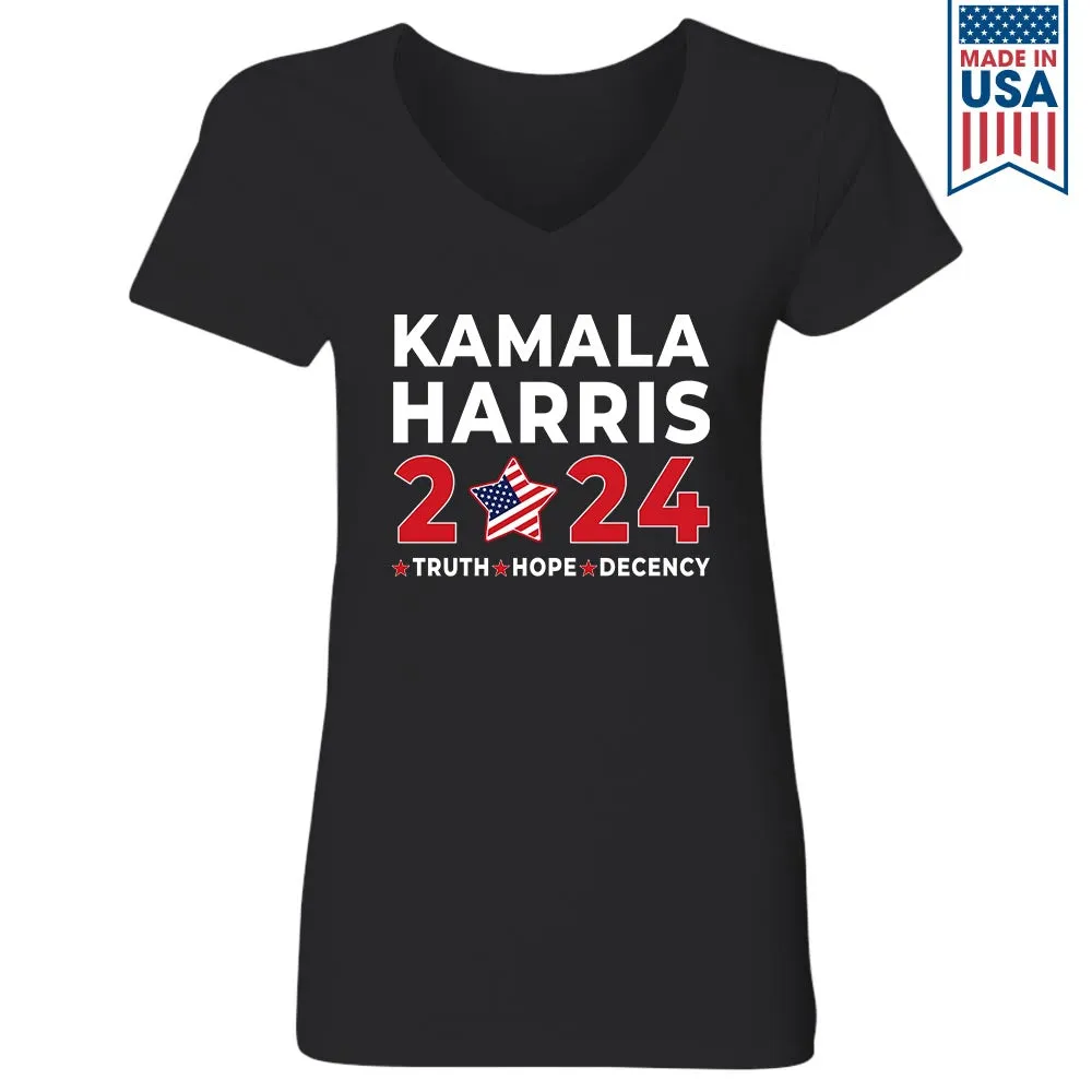 Women's V-neck T-shirt TSVB676