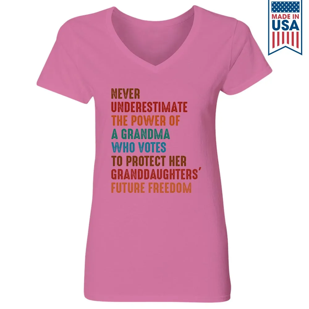 Women's V-neck T-shirt TSVW525