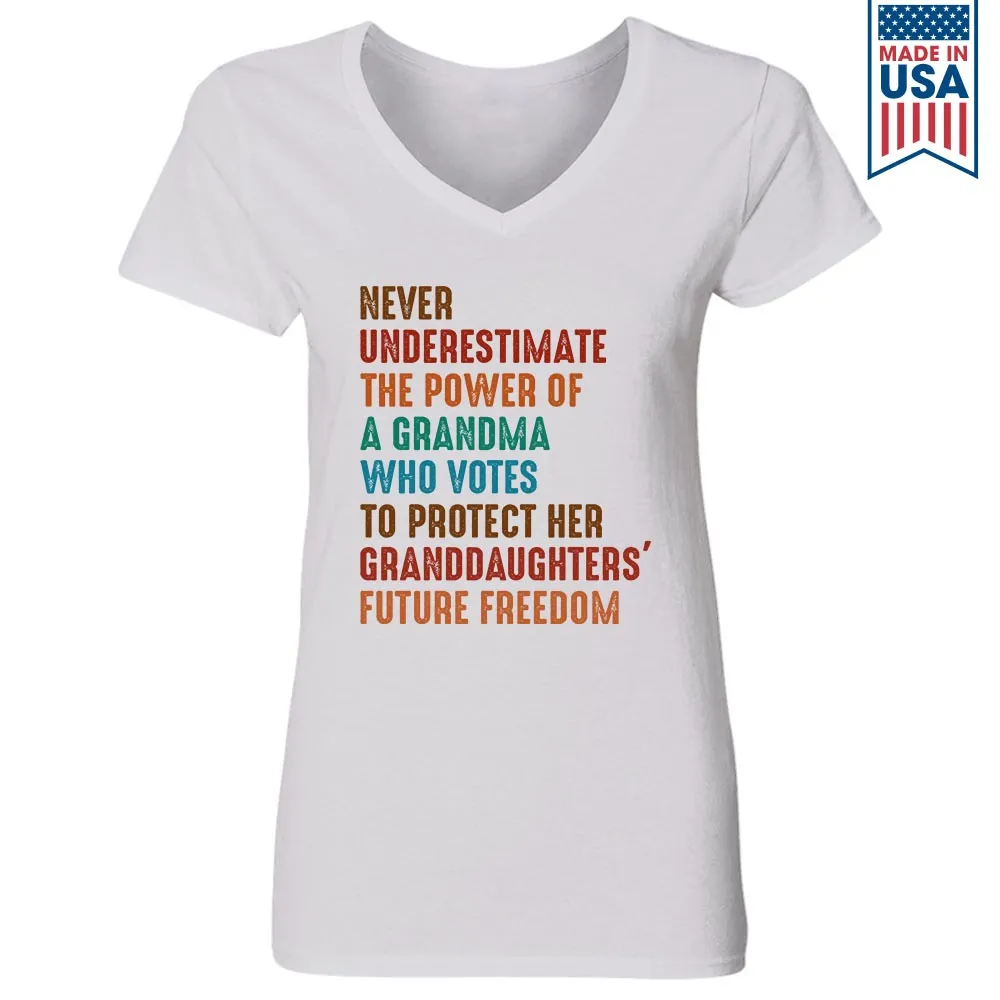 Women's V-neck T-shirt TSVW525
