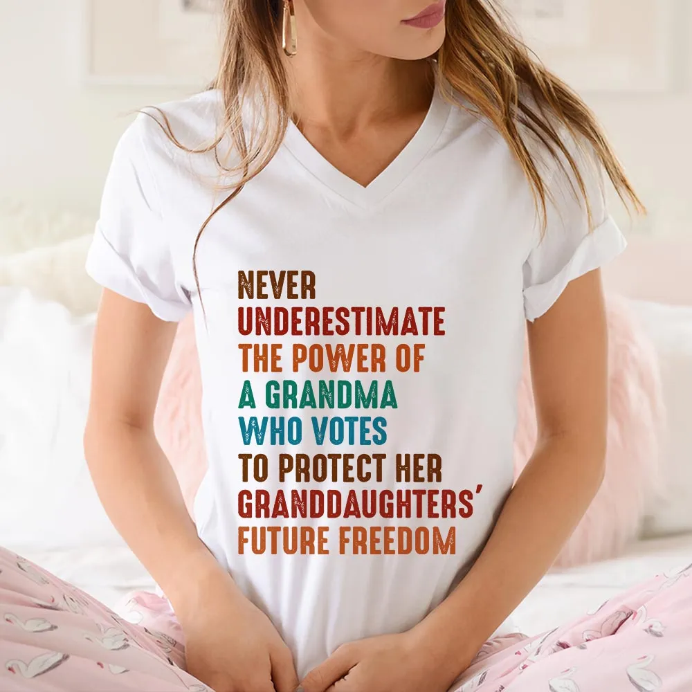 Women's V-neck T-shirt TSVW525