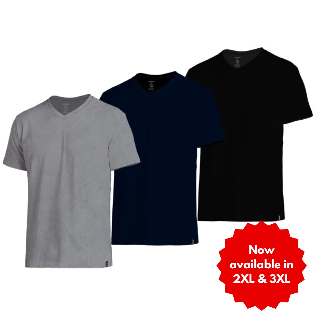 Zone 100% Cotton V-Neck T-Shirt (Tri-Pack) (Copy)